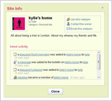 Site info